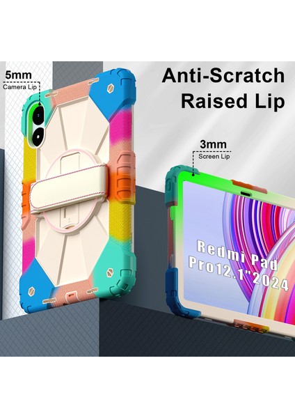 Xiaomi Redmi Pad Pro 5g Silikon Pc Omuz Askılı Tablet Kılıfı (Yurt Dışından) modelleri