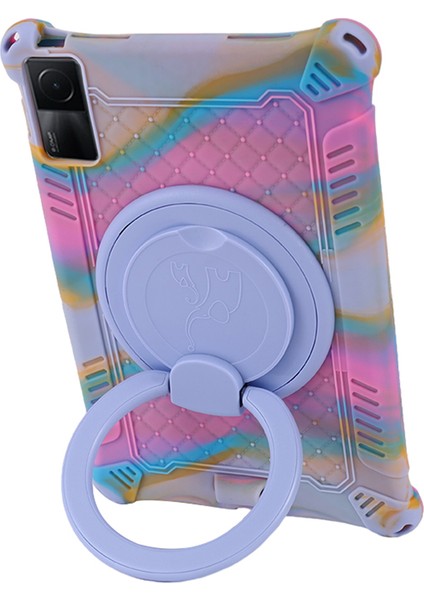 Xiaomi Redmi Için Pad Silikon Sevimli Pop Fidget Kacık Durumda El Kavrama Koruyucu Stres Rahatlatmak Omuz Askısı Tablet Kılıfı (Yurt Dışından)