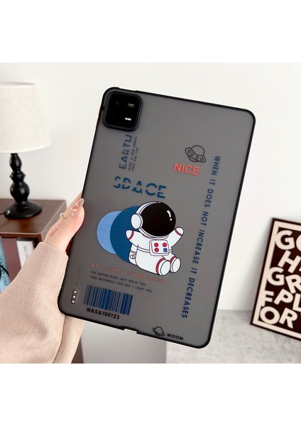Xiaomi Pad 6 Desen Baskı Dokunmatik Yumuşak Tpu Arka Astronot Tablet Kılıfı (Yurt Dışından)