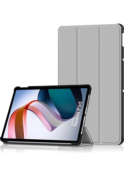 Xiaomi Redmi Için Pad Pu Deri Ayarlanabilir Üç Katlı Stand Koruyucu Tablet Kılıfı (Yurt Dışından)