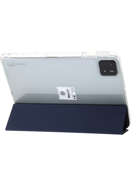 Xiaomi Pad 6s Pro 12.4 Için Tpu Akrilik Pu Üç Katlı Stand Tablet Kılıfı (Yurt Dışından) modelleri