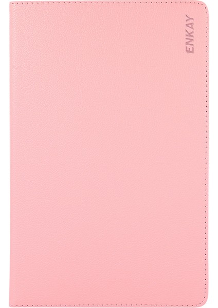 Xiaomi Redmi Için Pad Litchi Doku 360 Derece Dönen Standı Otomatik Uyku Uyandırma Fonksiyonu Pu Deri Pc Tablet Kılıfı (Yurt Dışından)