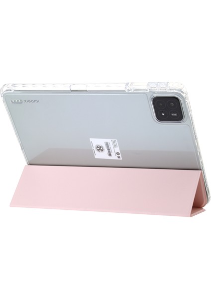 Xiaomi Pad 6s Pro 12.4 Için Tpu Akrilik Pu Üç Katlı Standlı Tablet Kılıfı (Yurt Dışından) modelleri
