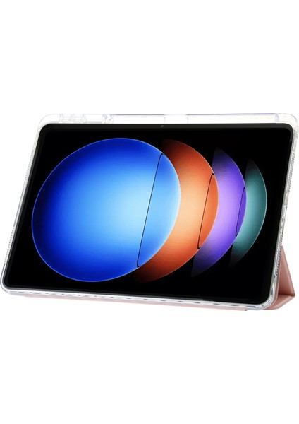 Xiaomi Pad 6s Pro 12.4 Için Tpu Akrilik Pu Üç Katlı Standlı Tablet Kılıfı (Yurt Dışından) fırsatları