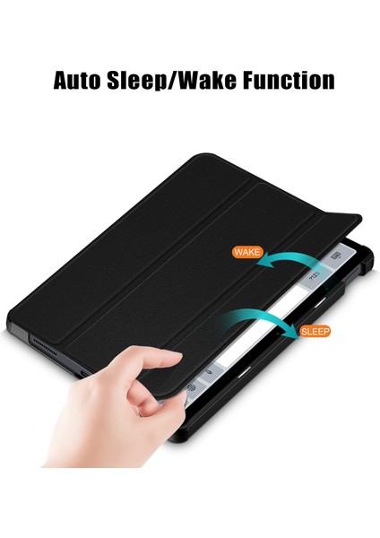 Xiaomi Redmi Için Pad Se Pu Deri Üç Katlı Stand Koruma Tablet Kılıfı (Yurt Dışından) fırsatları