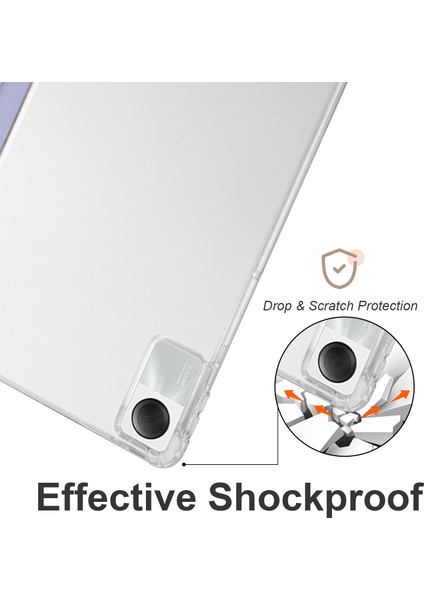 Xiaomi Redmi Pad Se Şeffaf Arka Üç Katlı Standı Kalem Yuvası Tablet Kılıfı (Yurt Dışından) indirimleri