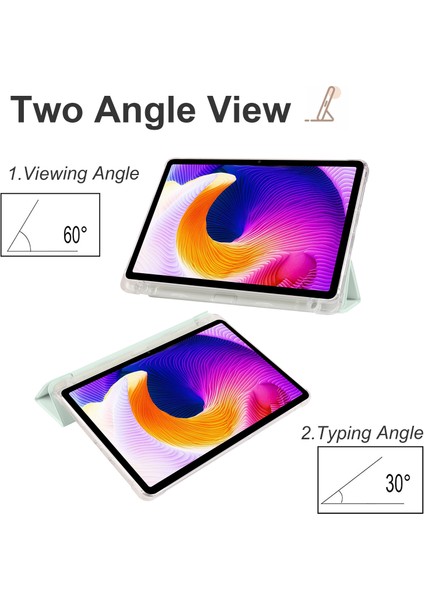 Xiaomi Redmi Pad Se Şeffaf Arka Üç Katlı Standı Kalem Yuvası Tablet Kılıfı (Yurt Dışından) modelleri