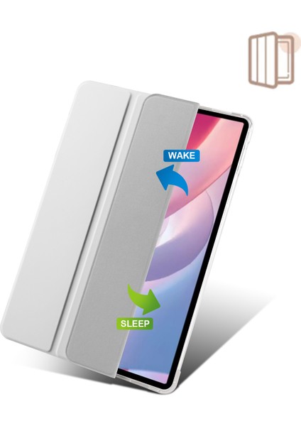 Xiaomi Redmi Için Pad Pro Kalem Yuvası Üç Katlı Stand Deri Otomatik Uyandırma Uyku Tablet Kılıfı (Yurt Dışından) fiyatları