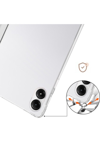 Xiaomi Redmi Için Pad Pro Kalem Yuvası Üç Katlı Stand Deri Otomatik Uyandırma Uyku Tablet Kılıfı (Yurt Dışından) indirimleri