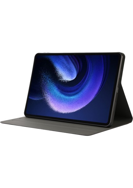 4u Sky Xiaomi Pad 6 Pad 6 Pro Için Otomatik Uyandırma Uyku Pu Deri Tpu Stand Tablet Kılıfı (Yurt Dışından)