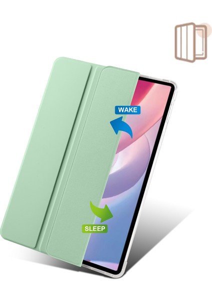 Xiaomi Redmi Için Pad Pro Kalem Yuvası Üç Katlı Stand Deri Otomatik Uyandırma Uyku Tablet Kılıfı (Yurt Dışından) fiyatları