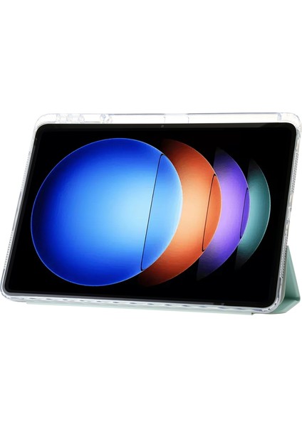 Xiaomi Pad 6s Pro 12.4 Için Tpu Akrilik Pu Üç Katlı Stand Tablet Kılıfı (Yurt Dışından) fırsatları
