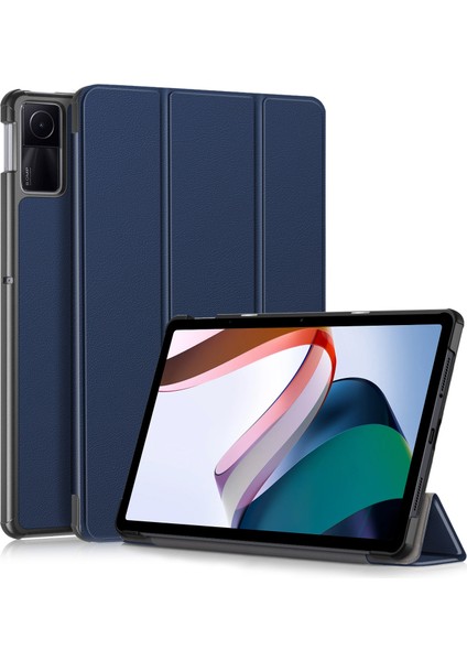 Xiaomi Redmi Için Pad Se Pu Deri Üç Katlı Stand Koruma Tablet Kılıfı (Yurt Dışından)