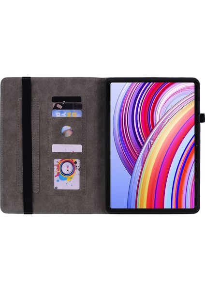 Xiaomi Redmi Pad Pro Için Kart Tutucu Çiçek Deri Koruyucu Tablet Kılıfı (Yurt Dışından) fiyatları