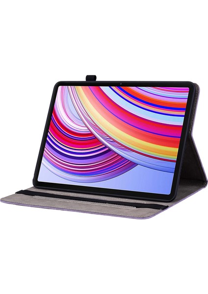 Xiaomi Redmi Pad Pro Için Kart Tutucu Çiçek Deri Koruyucu Tablet Kılıfı (Yurt Dışından) modelleri