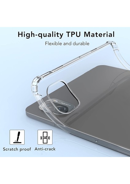 Dört Köşe Şeffaf Tpu Koruyucu Için Xiaomi Pad 5 Pad 5 Pro Tablet Kılıfı (Yurt Dışından) fiyatları