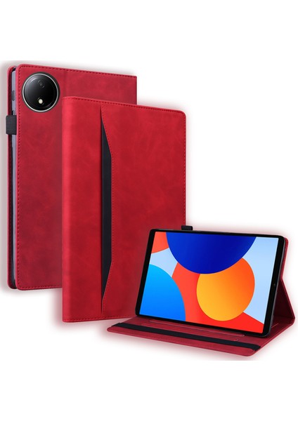 Xiaomi Redmi Için Pad Se 4g 8.7 Inç Pu Deri Iş Folio Koruyucu Kart Sahibinin Tablet Kılıfı (Yurt Dışından)