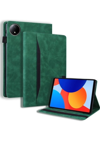 Xiaomi Redmi Için Pad Se 4g 8.7 Inç Pu Deri Iş Folio Koruyucu Kart Tutucu Tablet Kılıfı (Yurt Dışından)