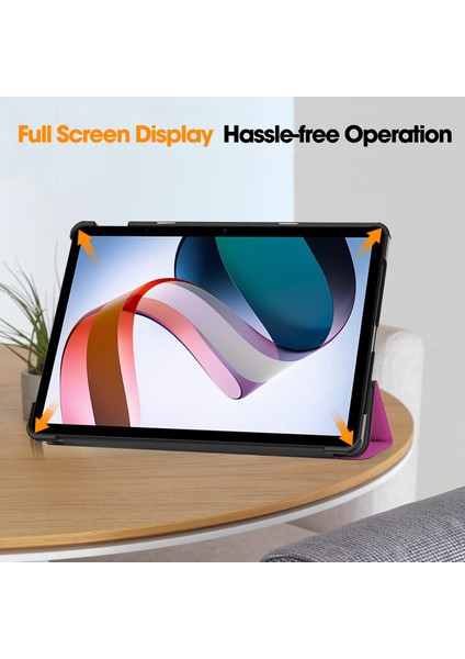 Xiaomi Redmi Pad Se Üç Katlı Standı Pu Deri Tablet Kılıfı (Yurt Dışından) indirimleri