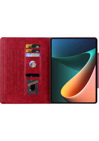 Xiaomi Pad 6 6 Pro Standı Pu Deri Kart Tutucu Tablet Kılıfı (Yurt Dışından)
