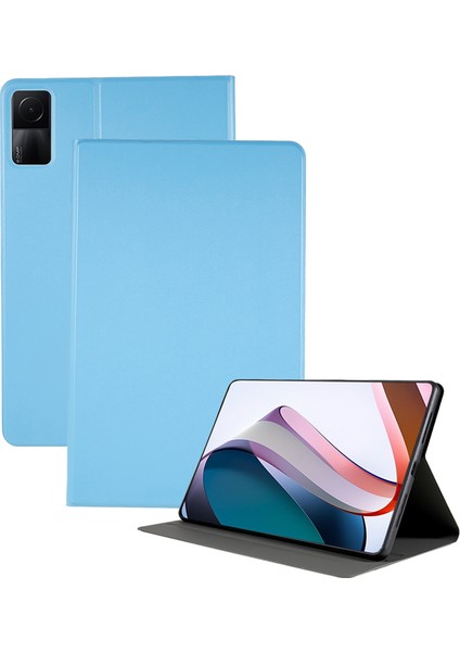 Xiaomi Redmi Için Pad Pu Deri Tpu Flip Destek Standı Gök Tablet Kılıfı (Yurt Dışından)