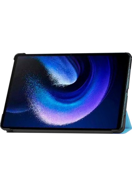 Xiaomi Pad 6 Üç Katlı Standı Otomatik Uyandırma Uyku Deri Tablet Kılıfı (Yurt Dışından)