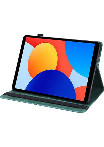 Xiaomi Redmi Için Pad Se 4g 8.7 Inç Tavuskuşu Çiçek Desen Kart Tutucu Deri Tablet Kılıfı (Yurt Dışından) fırsatları