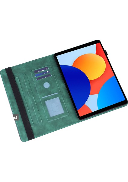 Xiaomi Redmi Için Pad Se 4g 8.7 Inç Tavuskuşu Çiçek Desen Kart Tutucu Deri Tablet Kılıfı (Yurt Dışından) indirimleri