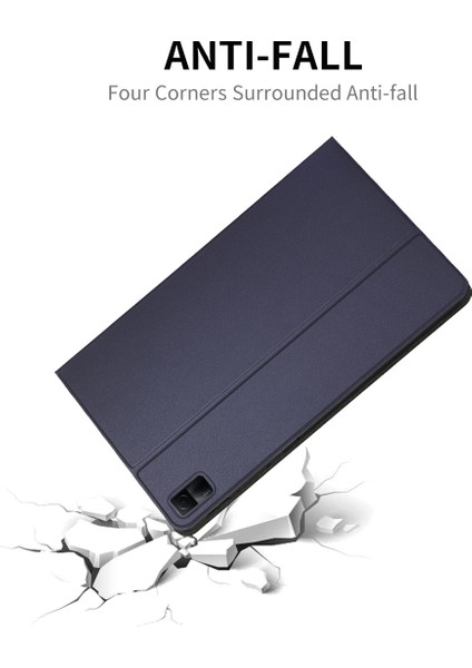 Xiaomi Redmi Için Pad Otomatik Uyandırma Uyku Pu Deri Tpu Ayarlanabilir Stand Koruma Tablet Kılıfı (Yurt Dışından)