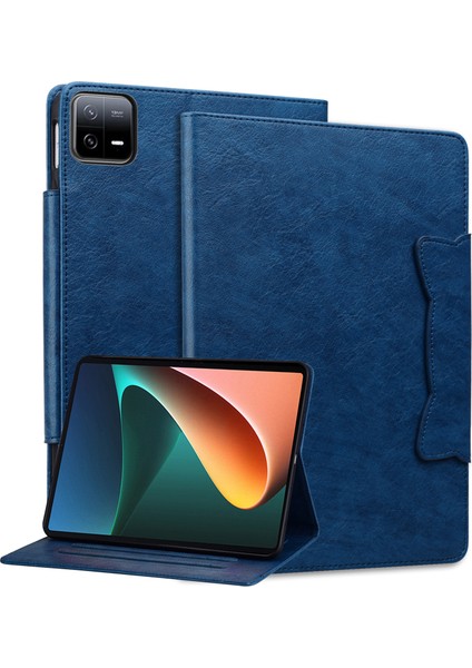 Xiaomi Pad 6 6 Pro Standı Pu Deri Kart Tutucu Tablet Kılıfı (Yurt Dışından)