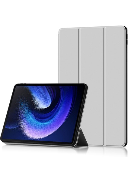 Koruyucu Xiaomi Pad 6 Max 14 Üç Katlı Stand Pu Deri Tpu Anti Düşme Tablet Kılıfı (Yurt Dışından)