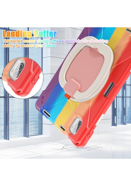 Xiaomi Pad 5 Için Köşe Koruma Pc Dönen Silikon Tablet Kılıfı (Yurt Dışından) fırsatları