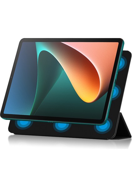 Üç Katlı Stand Pu Deri Kitap Xiaomi Pad 5 Pad 5 Pro Için Manyetik Toka Tablet Kılıfı (Yurt Dışından) fiyatları