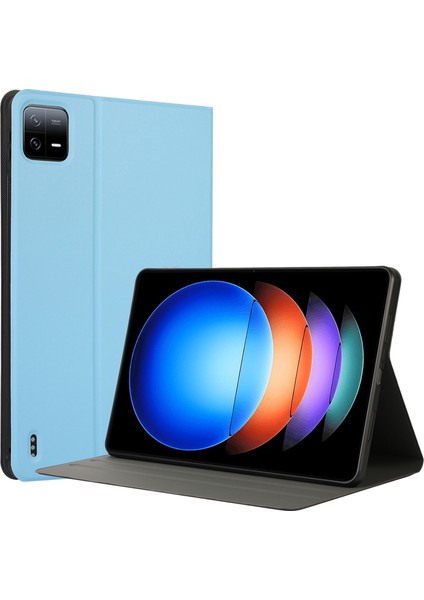 Xiaomi Pad 6s Pro 12.4 Anti Drop Pu Deri Çevirin Tablet Kılıfı (Yurt Dışından)