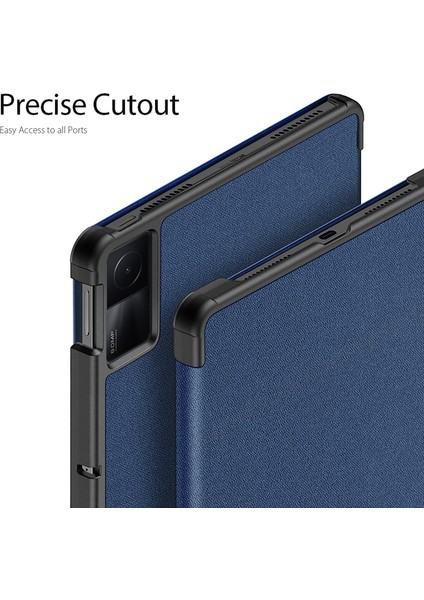 Xiaomi Redmi Pad Se Için Pu Deri Üç Katlı Stand Tablet Kılıfı (Yurt Dışından) fırsatları