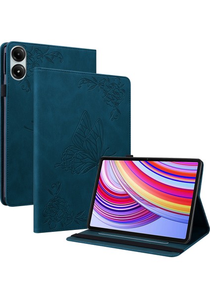 Xiaomi Redmi Için Pad Pro Koruyucu Pu Deri Çiçek Standı Tablet Kılıfı (Yurt Dışından)