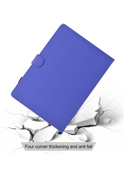 Xiaomi Redmi Pad Se Durumda Karbon Fiber Doku Pu Deri Standı Görünüm Tablet Kılıfı (Yurt Dışından)