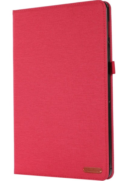Xiaomi Pad 5 Pro 12.4 (2022) Kumaş Dokusu Pu Deri Stand Kart Yuvalı Koruyucu Tablet Kılıfı (Yurt Dışından)