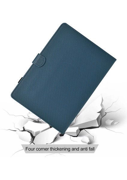 Xiaomi Redmi Pad Se Durumda Karbon Fiber Doku Pu Deri Standı Görünüm Safir Tablet Kılıfı (Yurt Dışından)