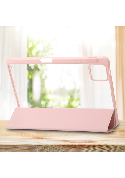 Xiaomi Pad 6 Pad 6 Pro Üç Katlı Standı Pu Deri Şeffaf Akrilik Tpu Akıllı Tablet Kılıfı (Yurt Dışından) fırsatları