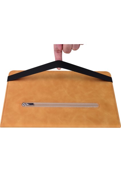Xiaomi Pad 6 Otomatik Uyandırma ve Uyku Standı Deri Fermuarlı Cep Kart Yuvalı ile Tablet Kılıfı (Yurt Dışından)