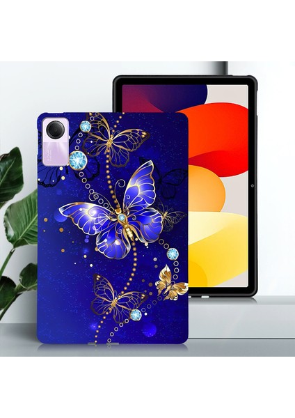 Xiaomi Redmi Pad Se Için Tpu Desen Baskı Ince Koruyucu Tablet Kılıfı (Yurt Dışından)