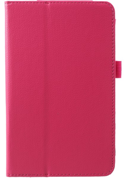 Litchi Doku Pu Deri Standı Koruyucu Için Xiaomi Mi Pad 4 Rose Tablet Kılıfı (Yurt Dışından)