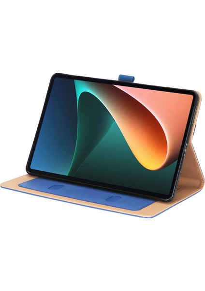 Xiaomi Pad 5 Için Iş Tarzı Pu Deri El Kayışı Tamı Kart Yuvalı Koruyucu Stand Tablet Kılıfı (Yurt Dışından) modelleri