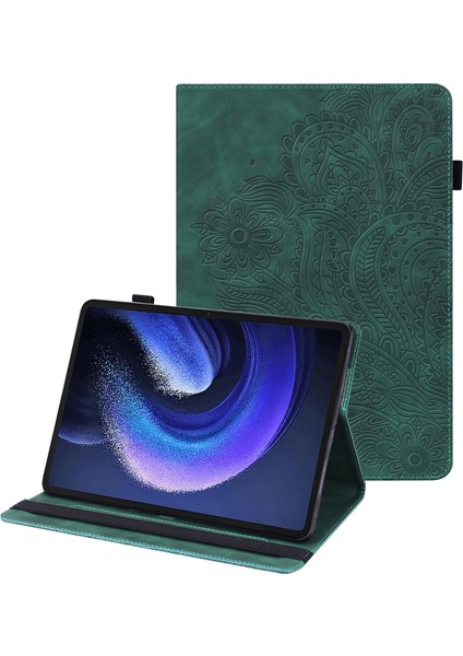 Xiaomi Pad 6 Baskı Desen Standı Kart Tutucu Pu Deri Tablet Kılıfı (Yurt Dışından)