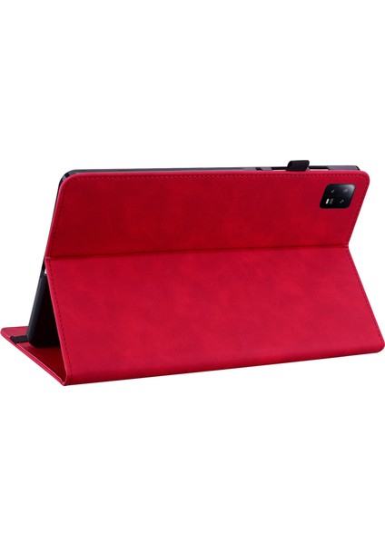 Xiaomi Pad 6 Otomatik Uyandırma ve Uyku Standı Deri Fermuarlı Cep Kart Yuvalı Tablet Kılıfı (Yurt Dışından)