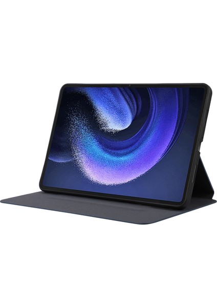 Xiaomi Pad 6 Deri Katlanabilir Stand Iç Yumuşak Tpu Tablet Kılıfı (Yurt Dışından)