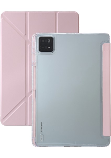 Xiaomi Pad 6 S Pro 12.4 Origami Standı Tpu Akrilik Pu Deri Tablet Kılıfı (Yurt Dışından)