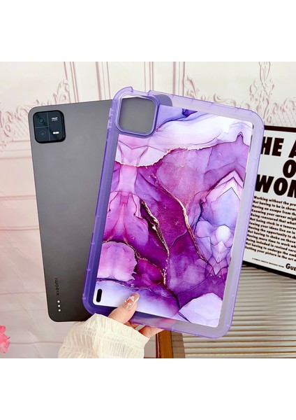 Xiaomi Pad 6 Mermer Desen Baskı Yumuşak Tpu Tablet Kılıfı (Yurt Dışından)