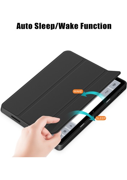 Xiaomi Redmi Pad Se Için Üç Katlı Stand Akıllı Deri Tpu Kalem Yuvası Akrilik Tablet Kılıfı (Yurt Dışından) fırsatları